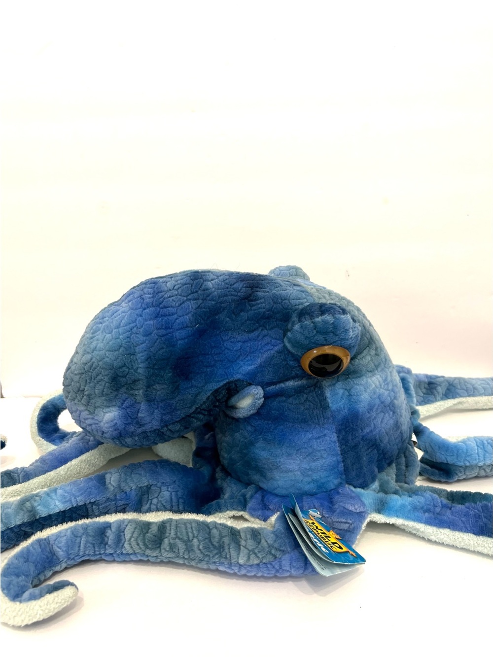 Wild Republic Aquatic Octopus Plush Blue 25”K&M 2001 Stuffed Animal NOS